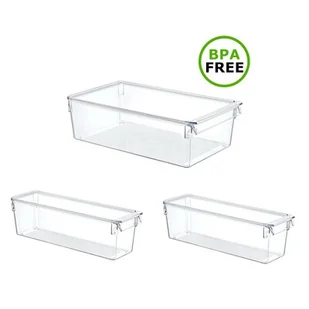 Organizer do lodówki EASYFORM Tall Maxi z pokrywą 7.4 L + 2 x 3.8 (3 szt.) - Akcesoria i części do lodówek - miniaturka - grafika 1