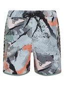 Kąpielówki męskie - Reebok Szorty kąpielowe "Elias" w kolorze turkusowo-czarno-błękitnym - miniaturka - grafika 1