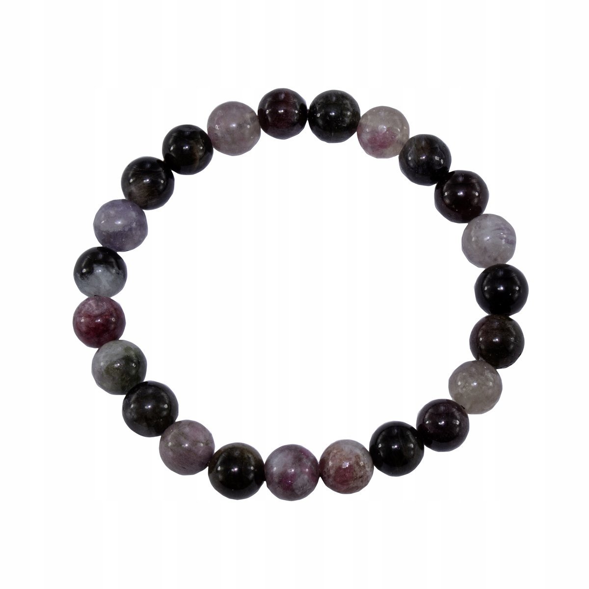 Bransoletka naturalne TURMALINY kule 8mm