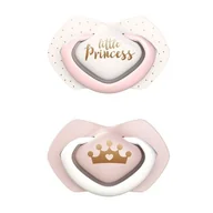 Smoczki uspokajające - canpol Babies Canpol Baby smoczek silikonowy 6-18m-cy symetryczny Royal baby 2szt - miniaturka - grafika 1