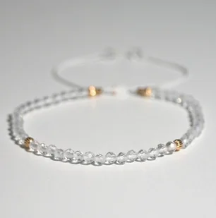 Bransoletka Kryształ Górski 3mm - Crystals Break - Bransoletki - miniaturka - grafika 1