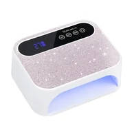 Lampy UV do paznokci - TEMU Przenośna Lampa do Paznokci z Żelu USB, Profesjonalny Szybkoschnący Suszacz z Czujnikiem Dotykowym i 4 Timerami, Idealna do Salonu i Domu - miniaturka - grafika 1