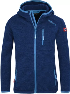 Kurtki i płaszcze dla dziewczynek - Trollkids Jondalen XT Jacket Kids, french blue/medium blue 110 2021 Bluzy polarowe 222-121-110 - grafika 1