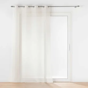 Kremowa firanka z woalu 140x240 cm Lissea – douceur d'intérieur - Firany - miniaturka - grafika 1