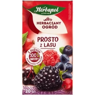 Herbata HERBAPOL owocowo-ziołowa (20 tb) Prosto z Lasu 50g HERBACIANY OGRÓD o smaku owoców leśnych - Herbata - miniaturka - grafika 1
