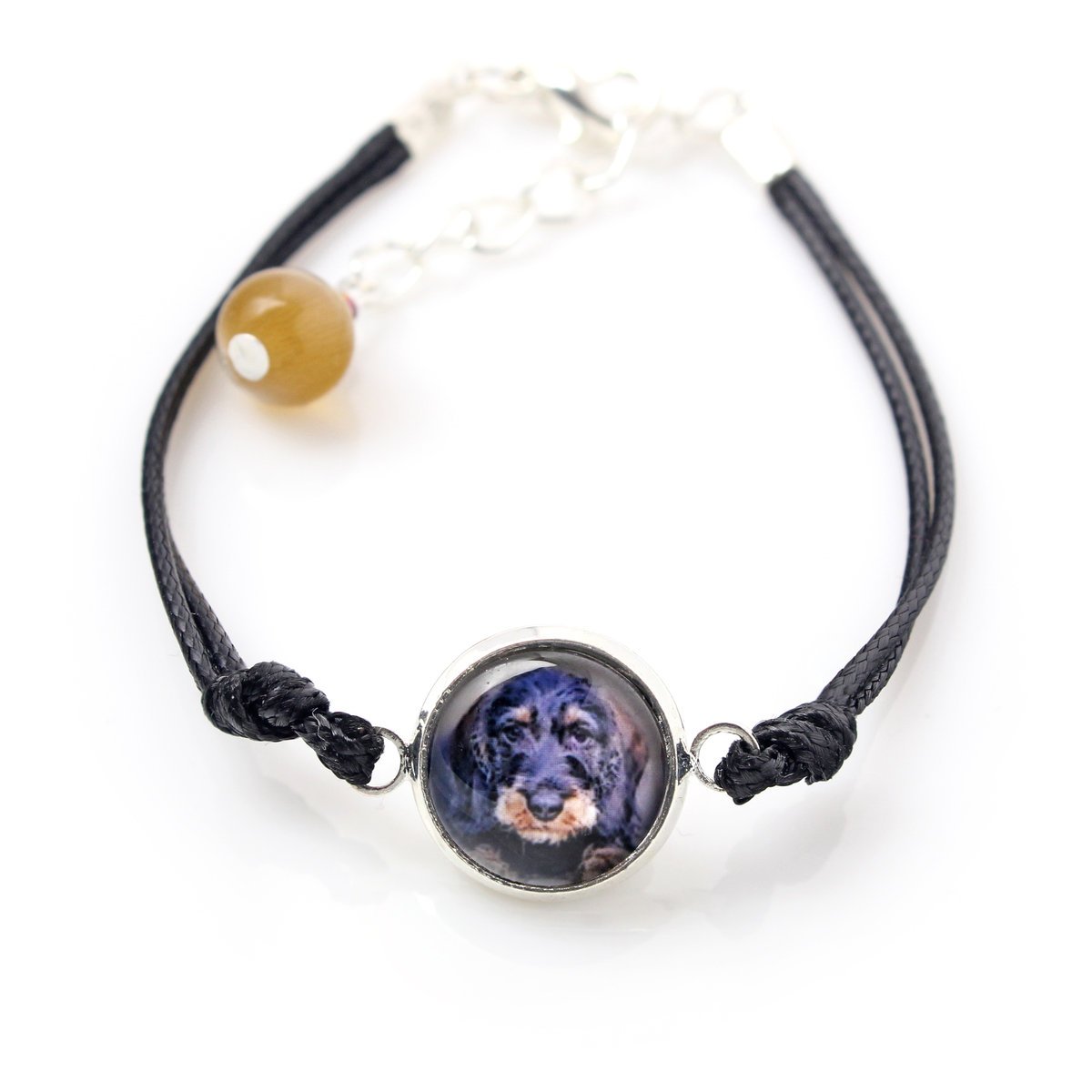 Jamnik szorstkowłosy - bransoletka z twoim zdjęciem handmade, wyjątkowa biżuteria marki Art-Dog