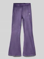 Spodnie i spodenki dla chłopców - Spodnie materiałowe o rozkloszowanym kroju z elastycznym pasem - miniaturka - grafika 1