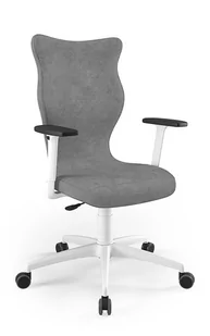 Fotel biurowy, krzesło biurowe Entelo, Krzesło obrotowe Perto Plus biały Cloud 03 rozmiar 7 - Fotele i krzesła biurowe - miniaturka - grafika 1