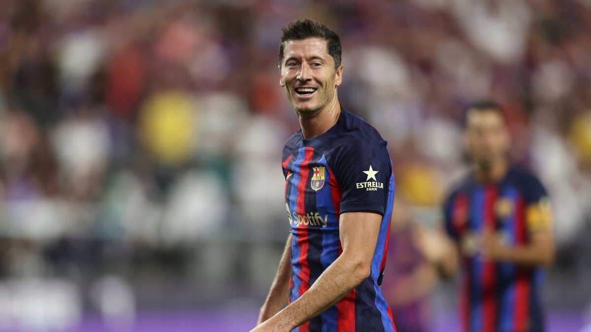 PODKŁADKA POD MYSZ Nadruk 22x18 cm Robert Lewandowski Fc Barcelona Prezent