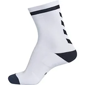 Skarpetki damskie - Hummel Elite Indoor Sock Low skarpety uniseks biały biały i czarny 27W x 30L 204043-9124 - miniaturka - grafika 1