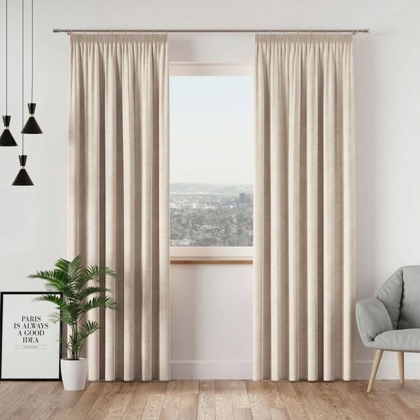 Zasłona gotowa na taśmie żabki kaszmir 140x250velvet WELWETOWA welur gładka