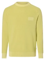 Swetry męskie - Jack & Jones Sweter męski Mężczyźni Bawełna zielony jednolity, S - miniaturka - grafika 1