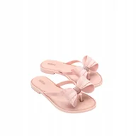 Klapki i japonki damskie - Melissa Flip Flop Slim V Ad Pink Japonki Damskie Różowe 37 - miniaturka - grafika 1