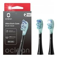 Końcówki do szczoteczek elektrycznych - Końcówki do szczoteczki Oclean Ultra Gum Care UG01 2 szt. Czarne - miniaturka - grafika 1