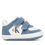 Buty dla chłopców - Sneakersy Calvin Klein Low Cut Velcro V0B9-83146-1755 Niebieski - miniaturka - grafika 1