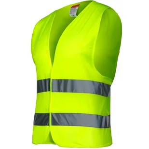 Kamizelka Siatkowa Z Pasami Odblask., Żółta, 3XL - Odzież robocza - miniaturka - grafika 1