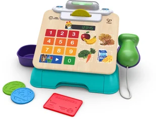 Hape Magic Touch Cash Register DK/NO/SE - Zabawki interaktywne dla dzieci - miniaturka - grafika 1