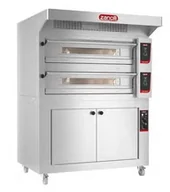 Piece, kotły  i płyty grzejne gastronomiczne - Piec do pizzy CITiZEN E 9+9 / MC TOUCH dwukomorowy elektryczny panel dotykowy 18x33 cm - miniaturka - grafika 1