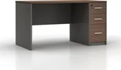 Biurka - Biurko Angel Loft Work Dark 140 cm - miniaturka - grafika 1