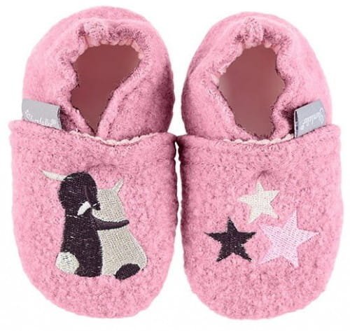 kapcie niemowlęce Sterntaler na zimę różowe [rozmiar stopy: 17/18]