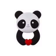 Gryzaki dla dzieci - AKUKU Akuku gryzak silikonowy panda A0055 - miniaturka - grafika 1