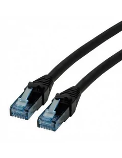 ROLINE UTP Patchcord Cat.6a Component Level, LSOH, czarny, 7.5 m - Pozostałe akcesoria sieciowe - miniaturka - grafika 1