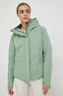 Helly Hansen kurtka narciarska Nora kolor zielony - Kurtki i kamizelki sportowe damskie - miniaturka - grafika 1