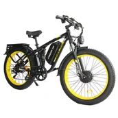 Rowery elektryczne - Orlms V3 Electric Bike, 1000W*2 Motor, 52V 25Ah Battery, 26*4,0 inch Tires, 60km/h Max Speed, 120km Max Range, Hydraulic Brakes - miniaturka - grafika 1