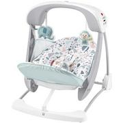 Leżaczki i huśtawki - Fisher Price Fisher-Price Baby Gear Leżaczek huśtawka pastelowy GPD12 p2 MATTEL GPD12 - miniaturka - grafika 1