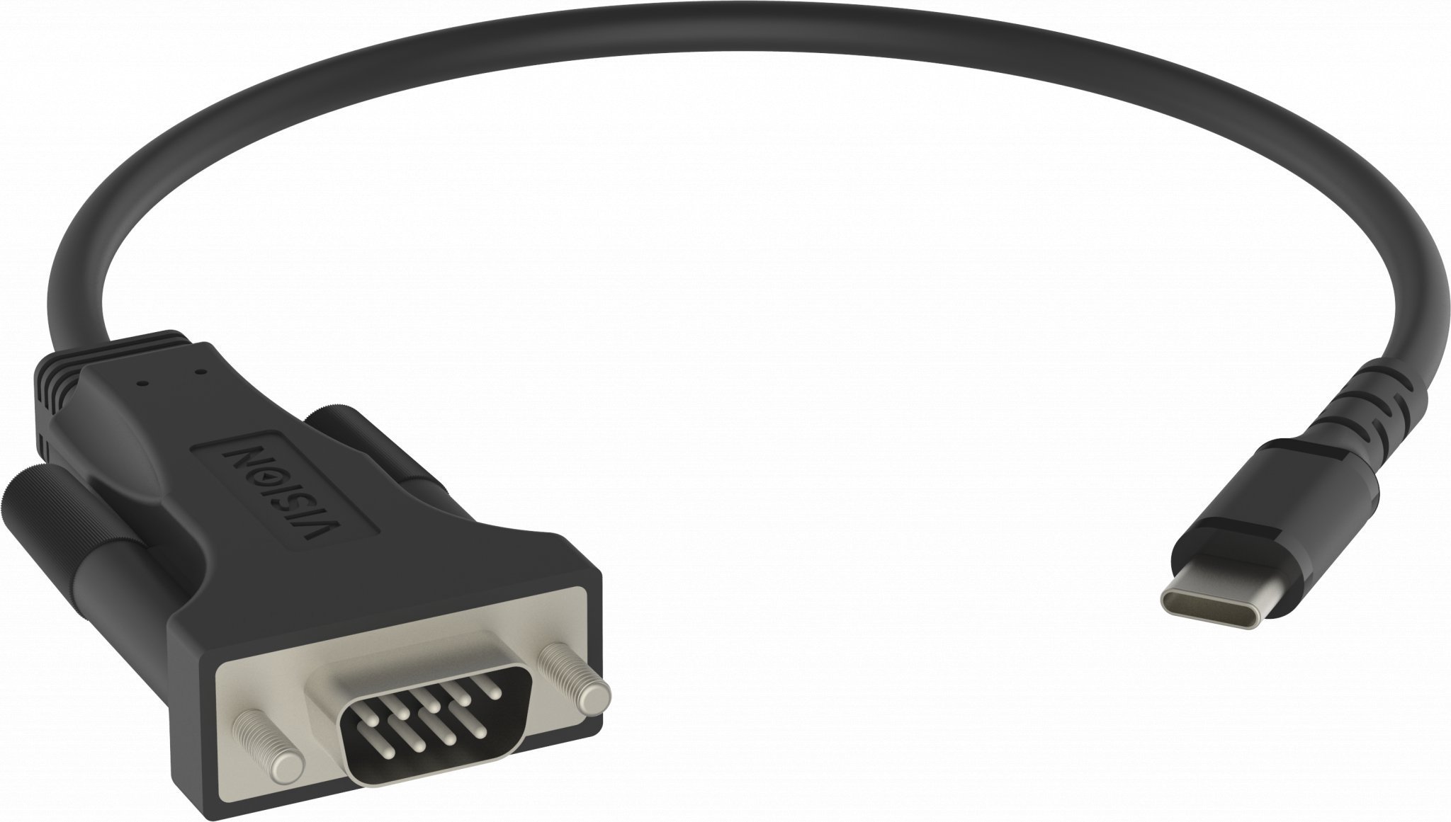 Adapter USB Vision VISION Professional installationstauglicher Adapter USB-C zu Serial RS-232 - 30 JAHRE GARANTIE - funktioniert mit Mac und PC - im Standard-COM-Port installiert - 480 Mbit/s - Spannung bis 5 V - unterstutzt alle Datensignale - USB-A 2.0