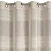 Zasłony - Zasłona EUROFIRANY Agata 140 x 250 cm Beżowy - miniaturka - grafika 1