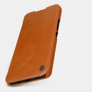 Nillkin Qin Leather etui skórzany pokrowiec z klapką portfel brązowe - Portfele - miniaturka - grafika 9