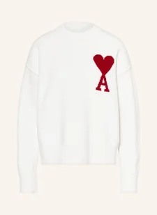 Ami Paris Sweter weiss - Moda i Uroda OUTLET - miniaturka - grafika 1