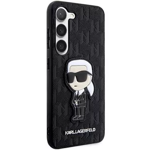 Karl Lagerfeld KLHCS23SSAKLHKPK S23 S911 hardcase czarny/black Saffiano Monogram Ikonik - Etui i futerały do telefonów - miniaturka - grafika 4