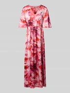 Sukienki - Długa sukienka z wiązanym paskiem model ‘FARINELA’ - miniaturka - grafika 1