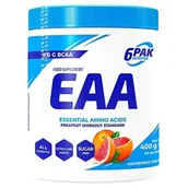 Aminokwasy - 6PAK Nutrition Aminokwasy EAA 400 g Grapefruit - suplement diety - miniaturka - grafika 1