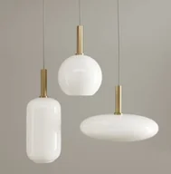 Lampy sufitowe - REA OSW-04662 LAMPA APP668-1CP GOLD/WHITE - miniaturka - grafika 1