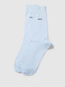 Skarpetki męskie - Skarpety z nadrukiem z logo w zestawie 2 szt. - miniaturka - grafika 1