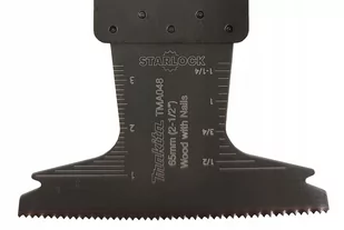 Makita B-64820 bimetalowy brzeszczot do urządzenia wielofunkcyjnego do cięcia drewna, PCV, metalu 65x40 mm Starlock - Brzeszczoty - miniaturka - grafika 1