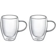 Szklanki - Ambition DOBLE ECO KOMPLET 2 SZKLANEK TERMICZNYCH Z UCHEM 350 ML 96881 - miniaturka - grafika 1