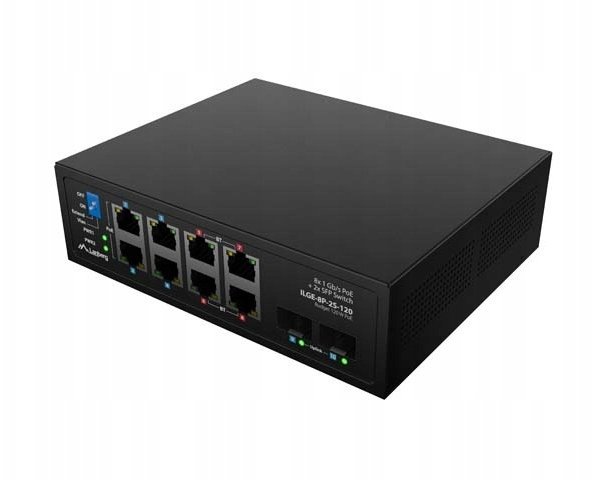 Switch Lanberg SWITCH LANBERG LIGHT INDUSTRIAL POE 4XBT 4XAT 2XSFP DIN NIEZARZĄDZALNY GIGABIT ETHERNET
