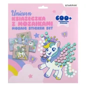 Zabawki kreatywne - Zestaw kreatywny Książeczka z mozaikami Unicorn STARPAK 549165 - miniaturka - grafika 1