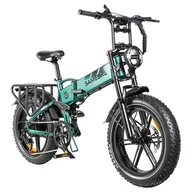 Rowery elektryczne - SAMEBIKE RS-A02 Electric Bike, Folding Off Road E-bike, 20*4 Inch Fat Tire, 48V 17Ah Battery, 1200W Motor - miniaturka - grafika 1