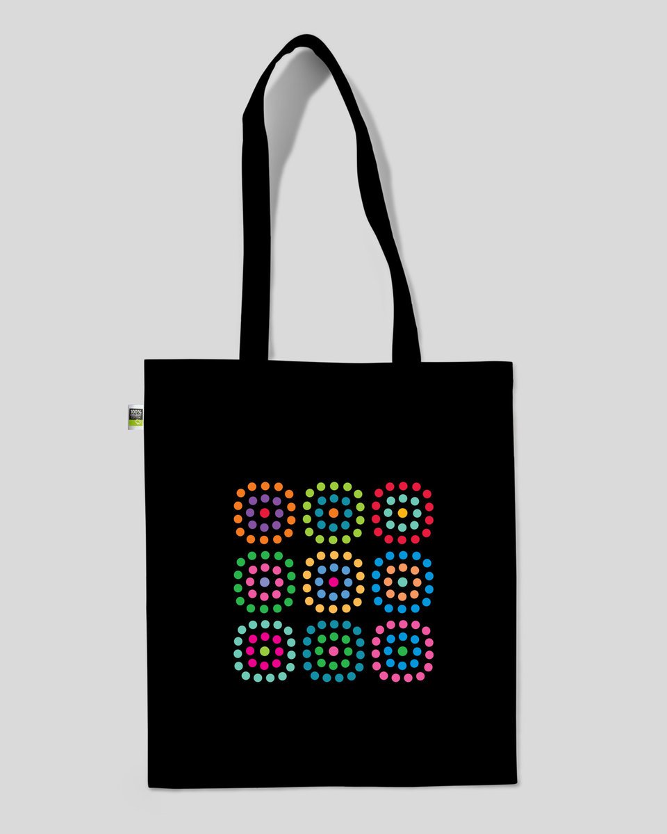 torba bawełniana na prezent na zakupy KROPKI