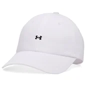 Czapki damskie - Damska czapka z daszkiem Under Armour ESSENTIAL LOW ADJ White/Black - miniaturka - grafika 1