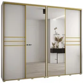 Szafy - Szafa przesuwna wysoka Davos 11 280 głębokość 45 cm wysokość 235,2 cm - miniaturka - grafika 1