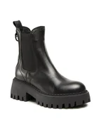 Botki damskie - Badura Botki 21801 Czarny - miniaturka - grafika 1