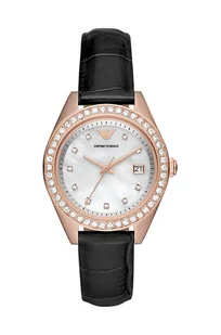 Zegarek Emporio Armani zegarek damski kolor złoty - Zegarki damskie - miniaturka - grafika 1