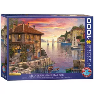Eurographics Puzzle 1000 elementów. Port śródziemnomorski - Puzzle - miniaturka - grafika 1