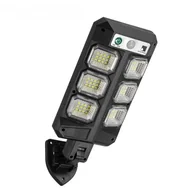 Lampy ogrodowe - Latarnia solarna 10W/72LED, z pilotem, czujnikiem ruchu i zmierzchu - miniaturka - grafika 1